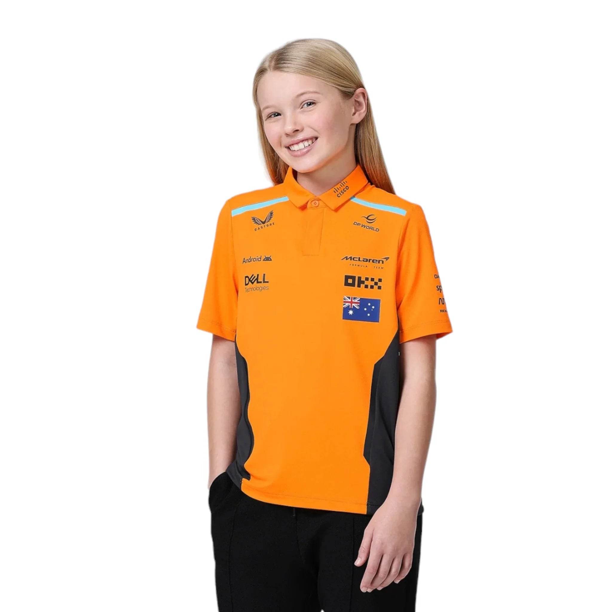 Junior Official Teamwear Polo Shirt Oscar Piastri Formula 1 - Dash Racegear Store