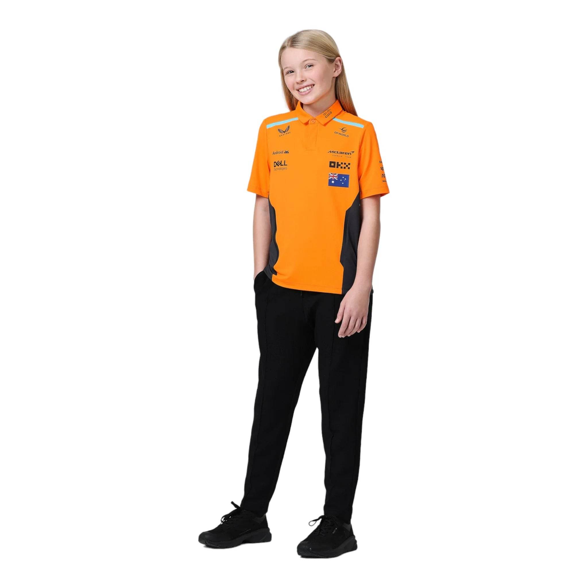 Junior Official Teamwear Polo Shirt Oscar Piastri Formula 1 - Dash Racegear Store