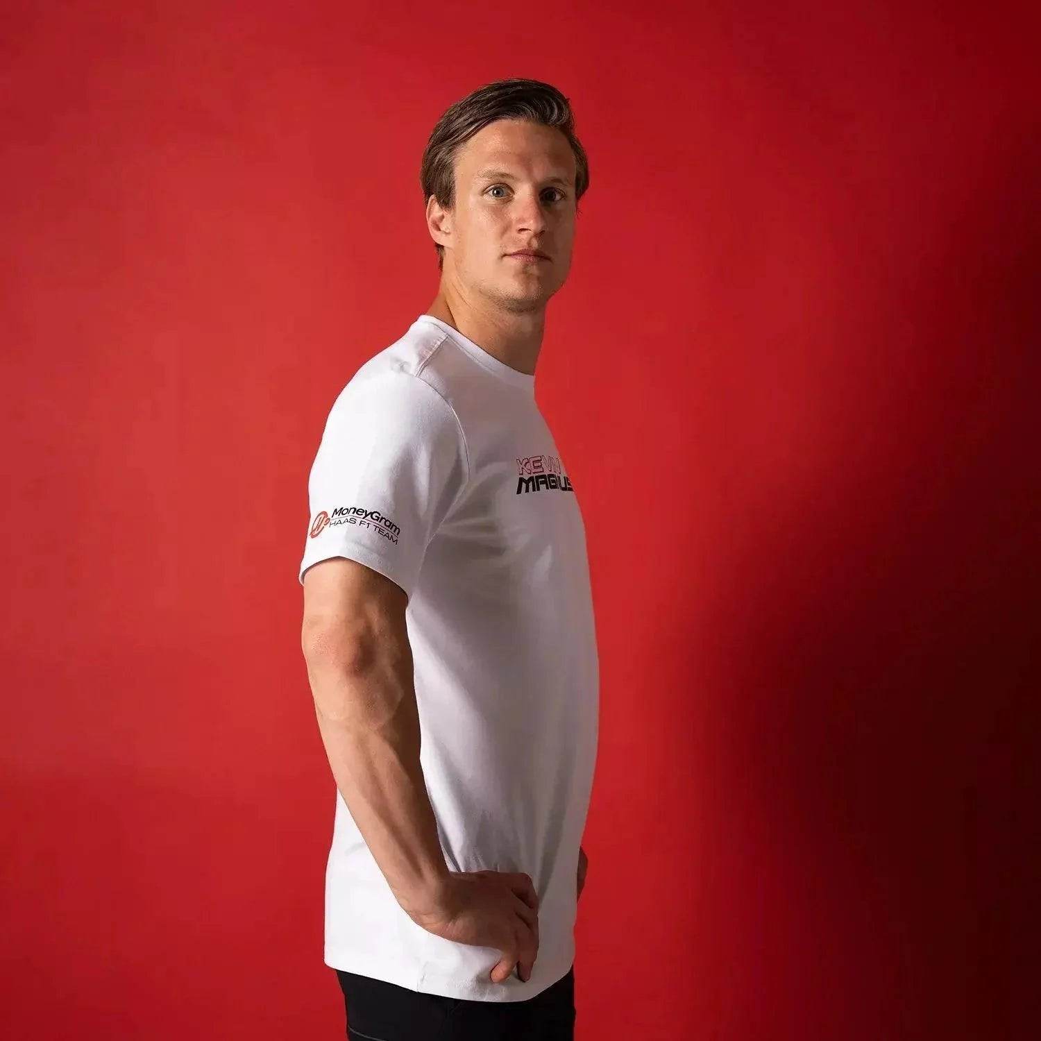 Kevin Magnussen 2023 T-shirt White New designed - Dash Racegear Store