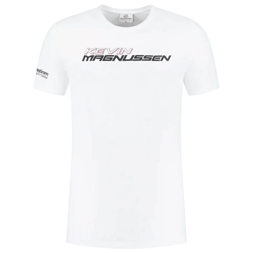 Kevin Magnussen 2023 T-shirt White New designed Men's