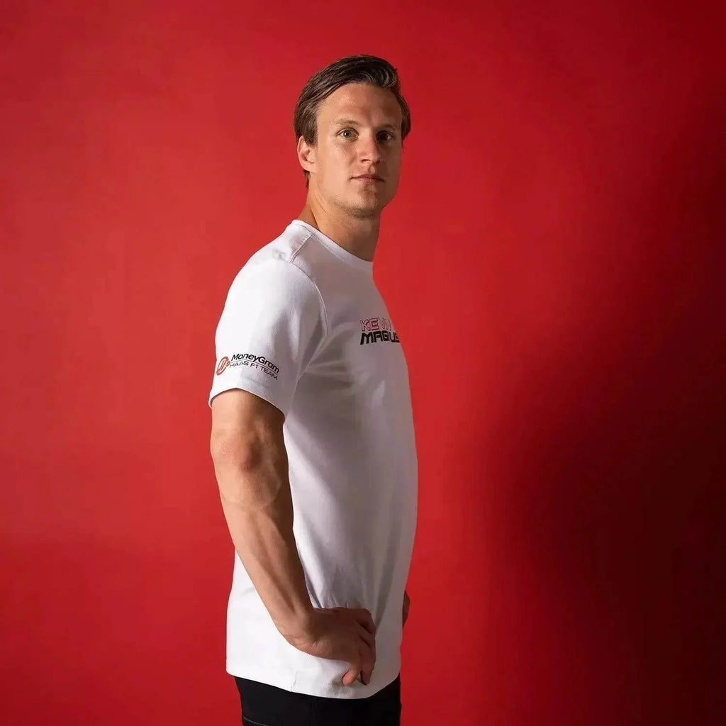 Kevin Magnussen 2023 T-shirt White New designed
