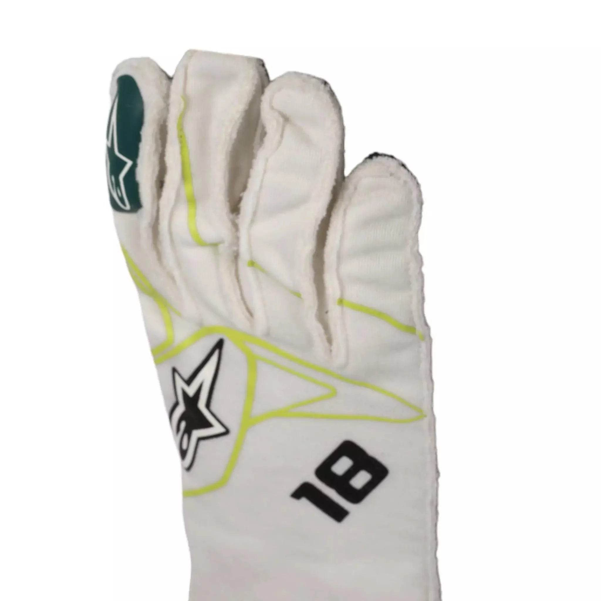 2022 LANCE STROLL F1 RACE GLOVES - Dash Racegear Store