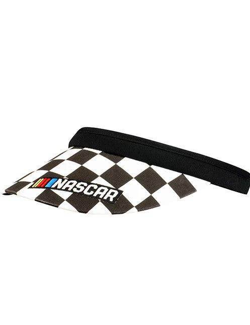 Ladies NASCAR Checkered Clip On Visor | Dash Racegear - Dash Racegear Store
