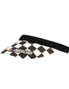 Ladies NASCAR Checkered Clip On Visor | Dash Racegear - Dash Racegear Store