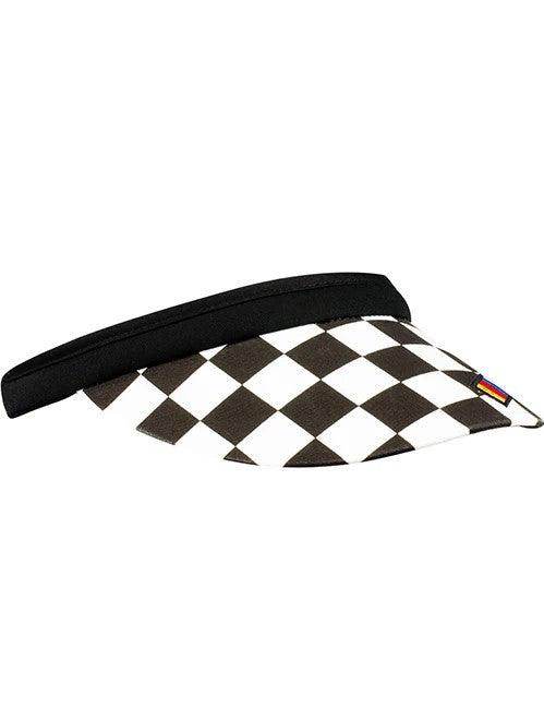 Ladies NASCAR Checkered Clip On Visor | Dash Racegear - Dash Racegear Store