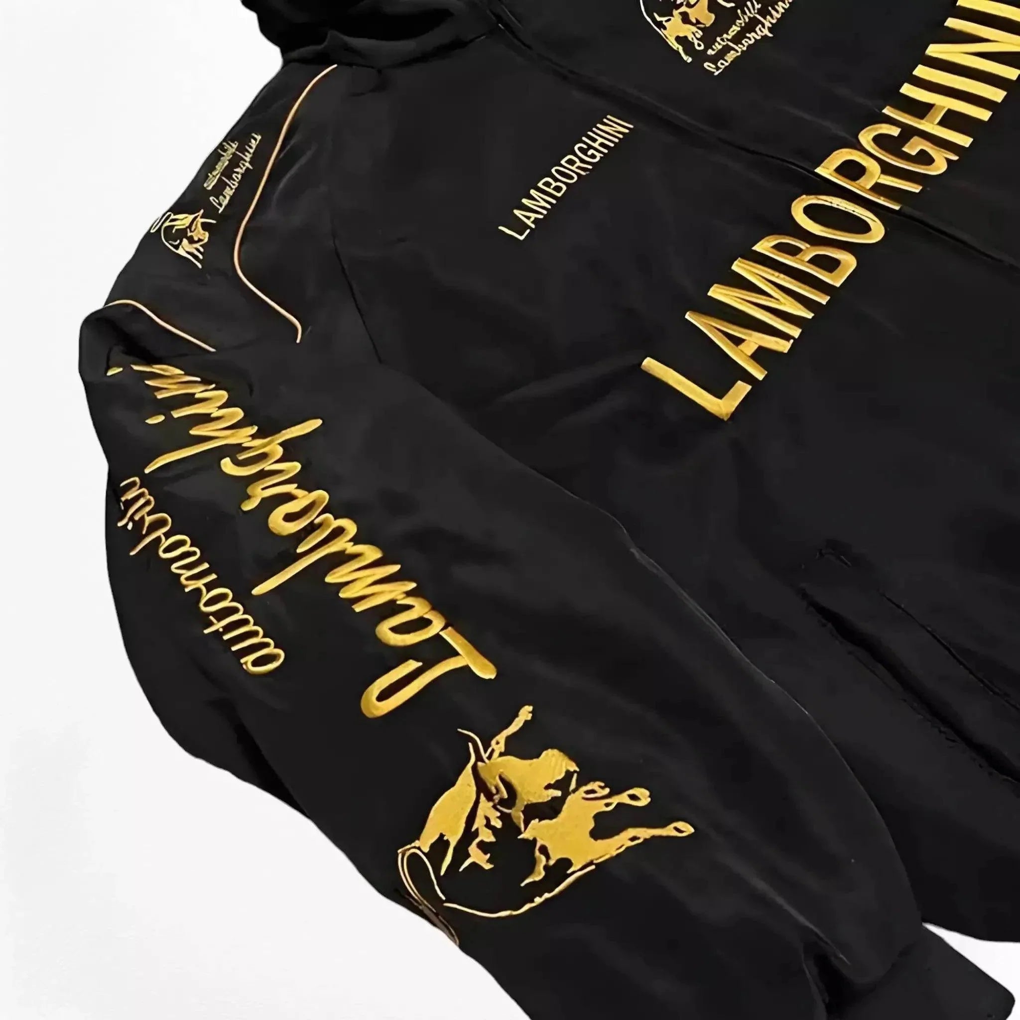 Lamborghini F1 Vintage Style Embroidery Racing Jacket