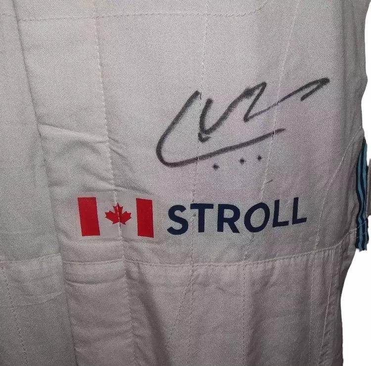 Lance Stroll Signed 2018 Williams Martini Race suit - Dash Racegear Store