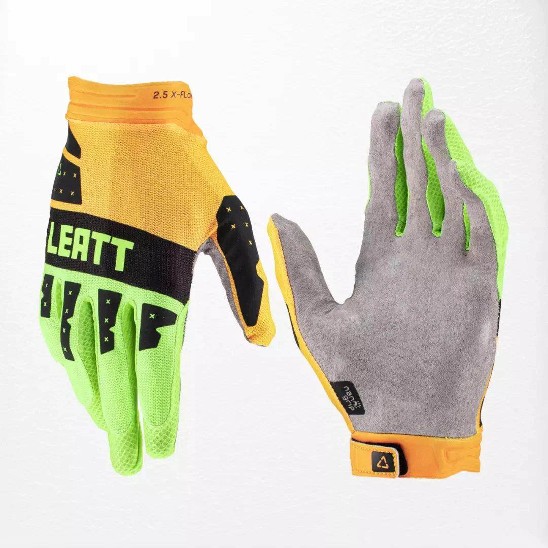 Leatt Moto 2.5 X-Flow MX Gloves Citrus - Dash Racegear Store