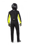 Leisure Karting Suit Sparco Rookie Black/Yellow - Dash Racegear Store