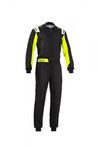Leisure Karting Suit Sparco Rookie Black/Yellow - Dash Racegear Store
