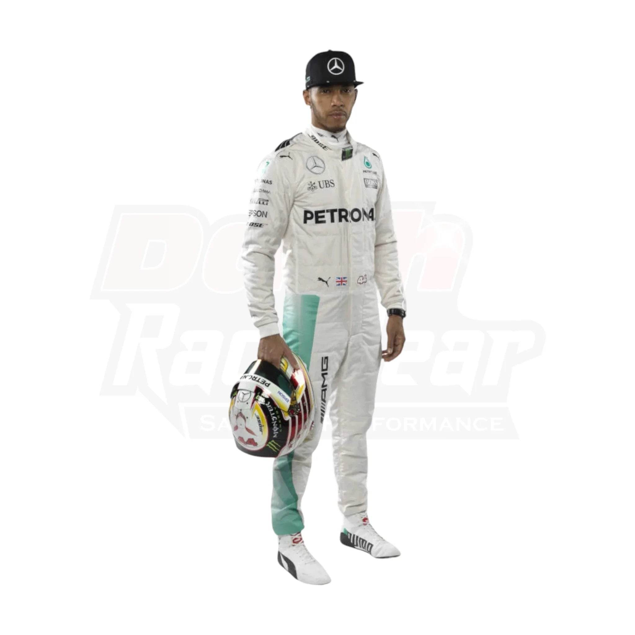 Lewis Hamilton 2016 Mercedes Benz F1 Race Suit KIDS - Dash Racegear Store