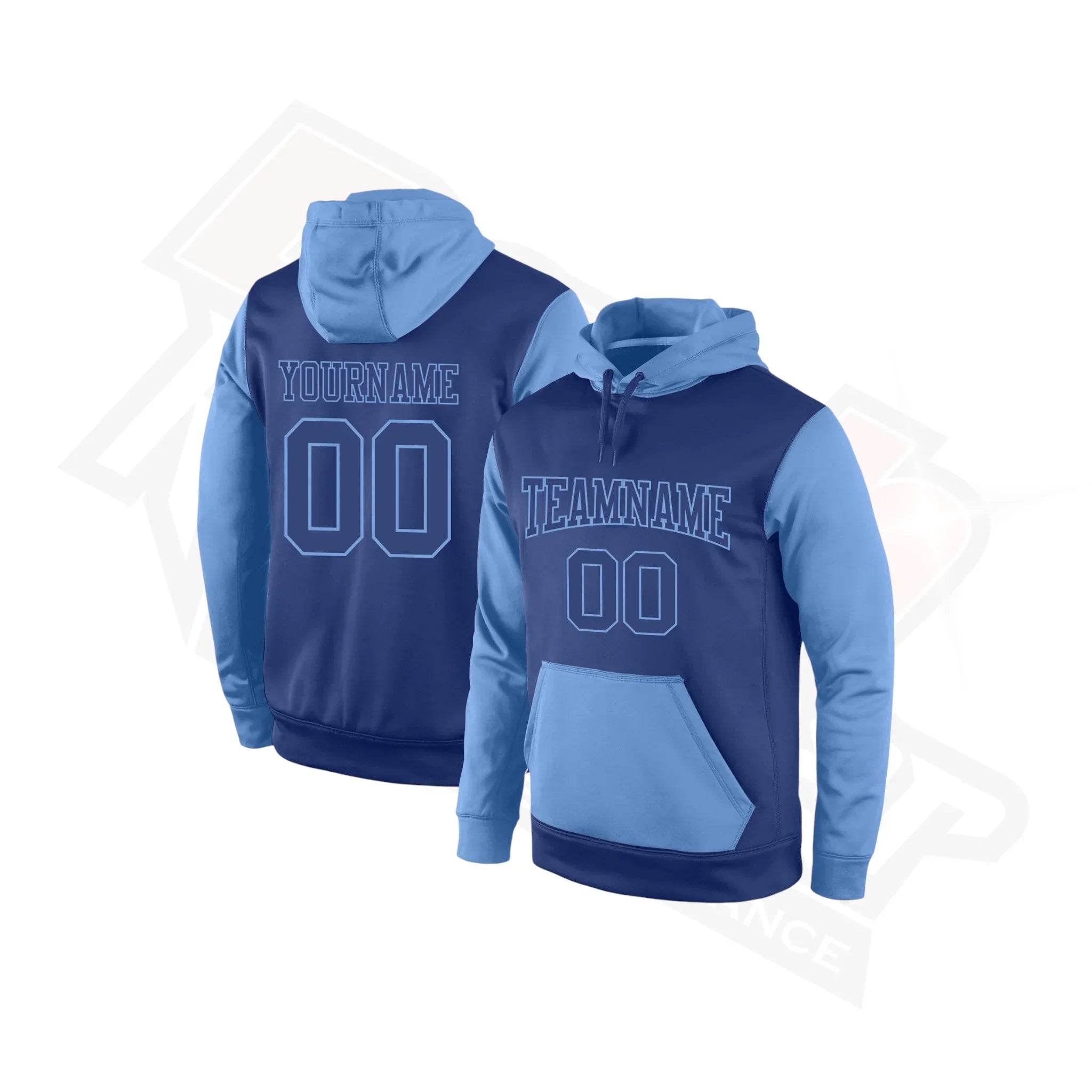 Luxury Royal-Light Blue Custom Sports Pullover Hoodie - Dash Racegear Store