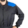 MECHANIC SUIT BLACK-DAZZLING BLUE - Dash Racegear Store