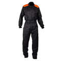 MECHANIC SUIT BLACK-FLUOR RED XX-Large