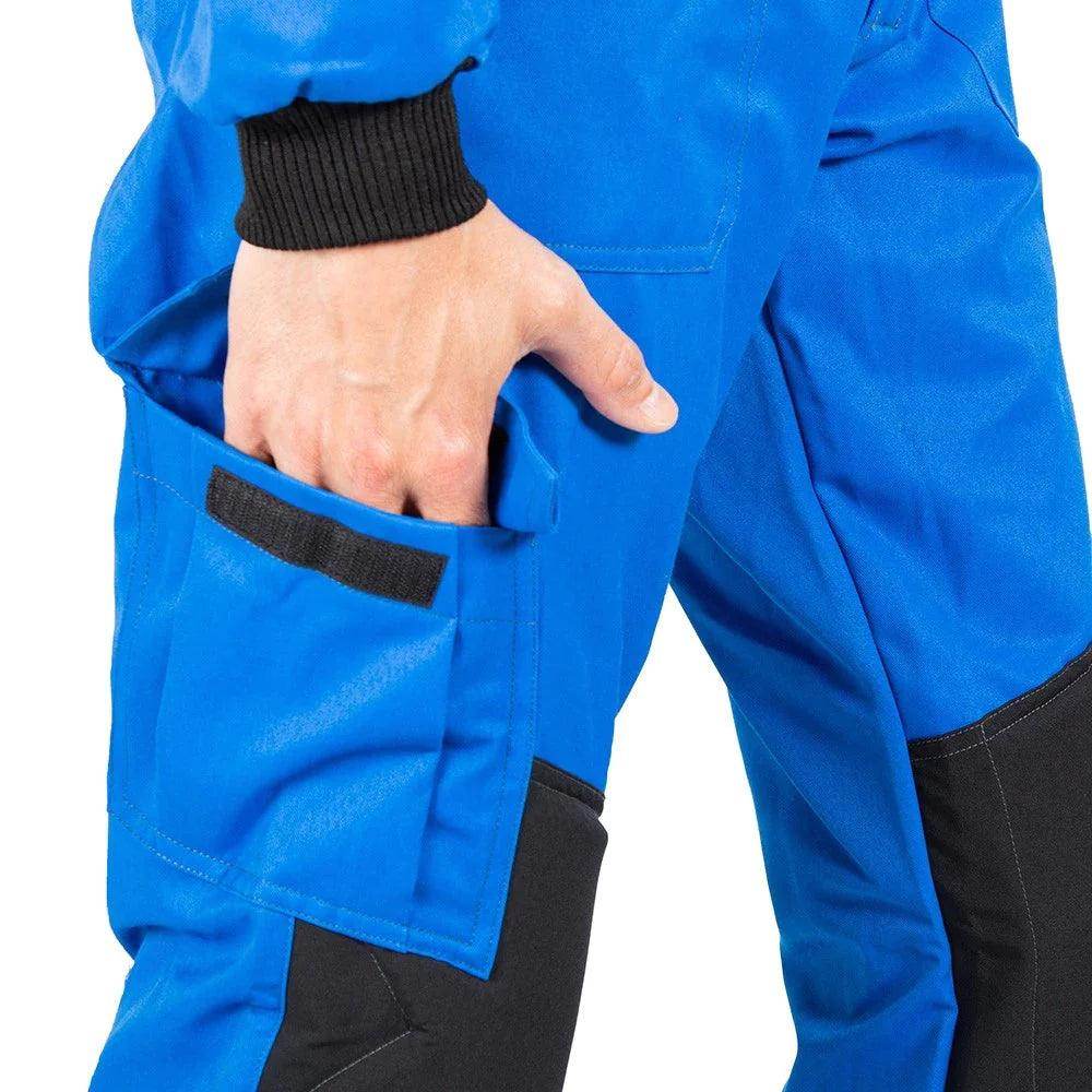 MECHANIC SUIT DAZZLING BLUE-BLACK - Dash Racegear Store