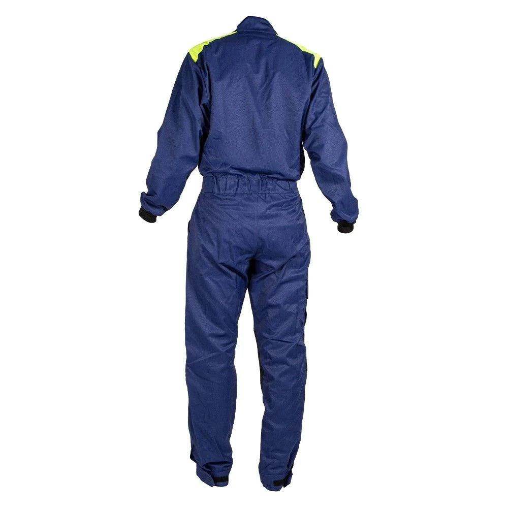 MECHANIC SUIT NAVY-FLUOR YELLOW - Dash Racegear Store