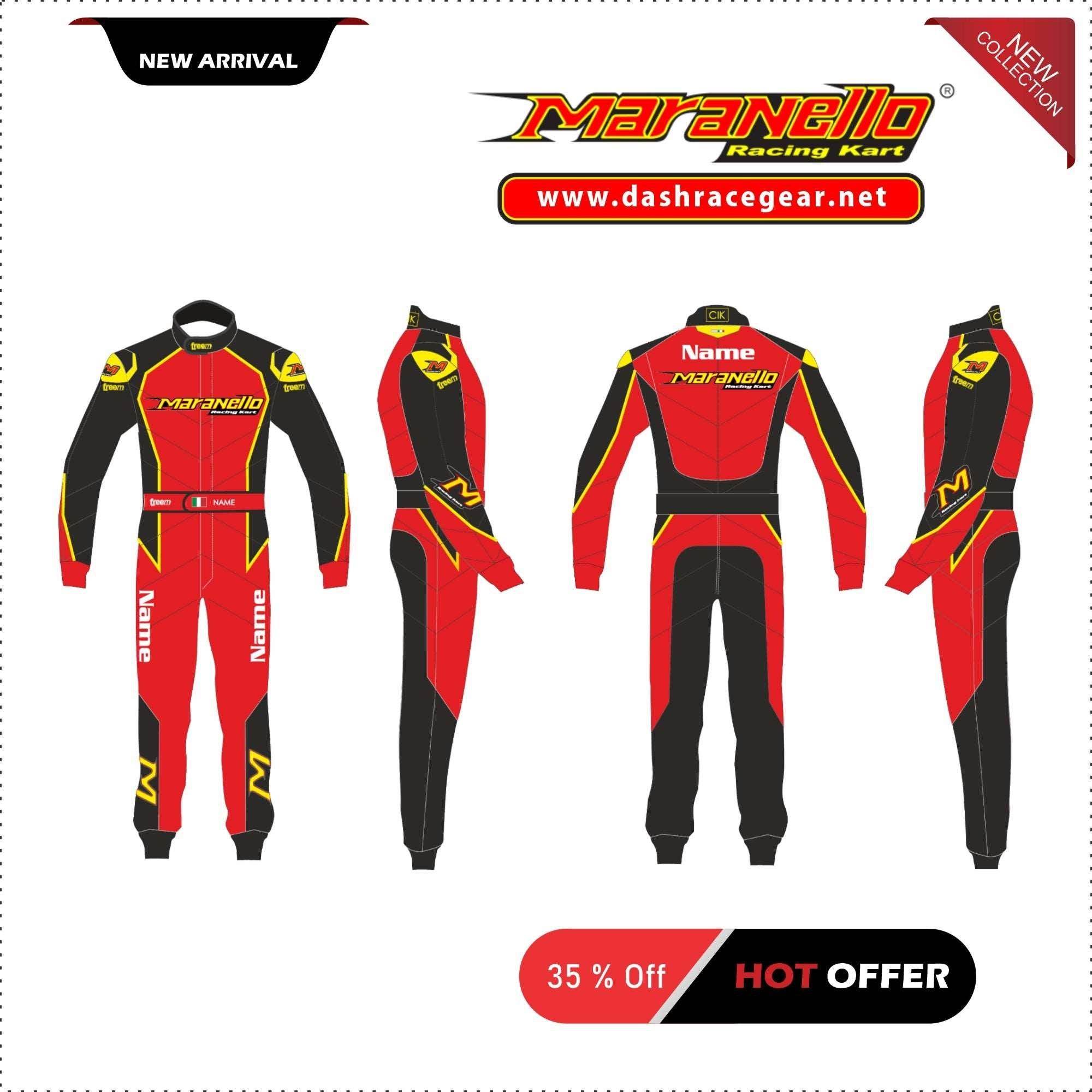 Maranello Overall Karting Suit 2020 New - Dash Racegear Store