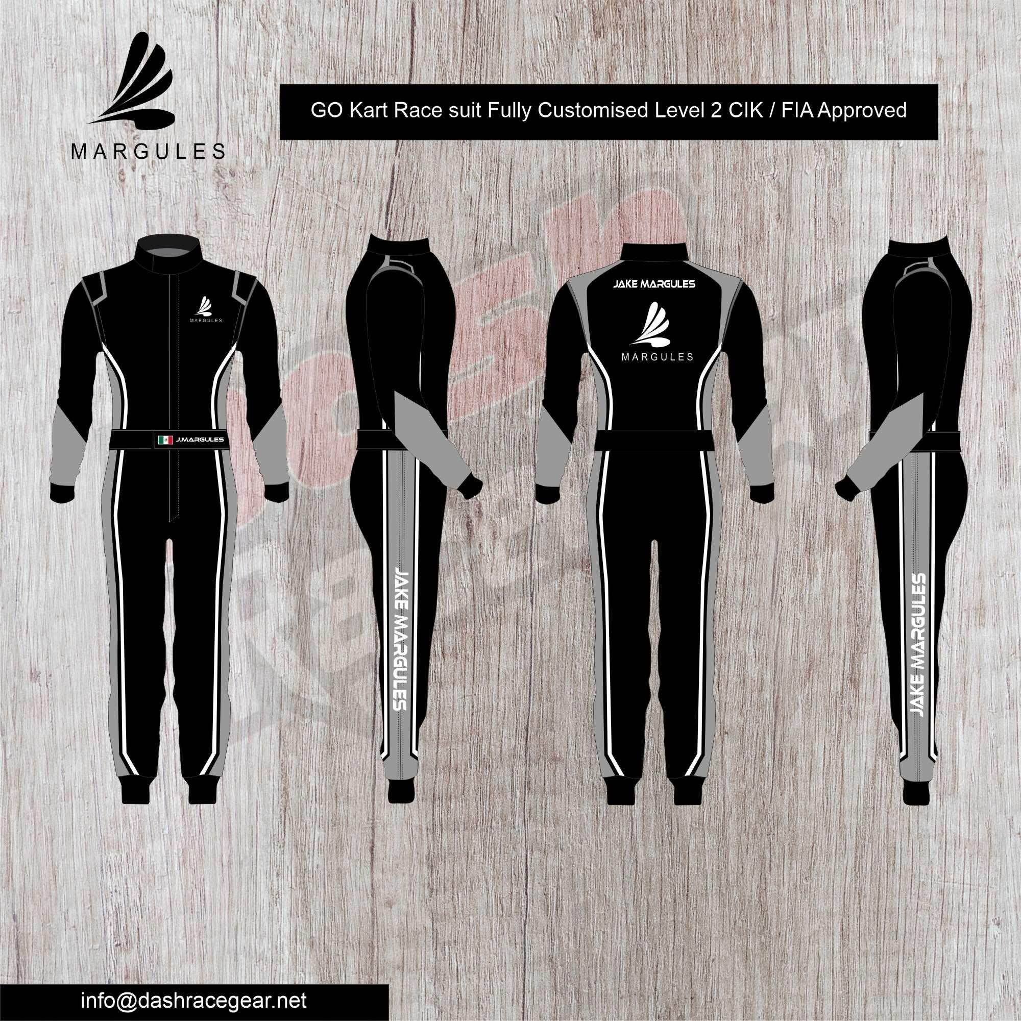 Margules Customized Go karting Suit 52