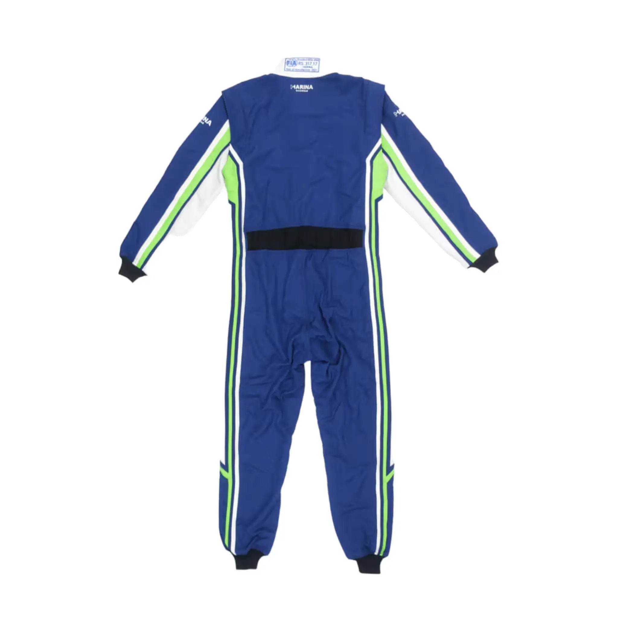 Marina Custom Blue Racing Suits - Dash Racegear Store