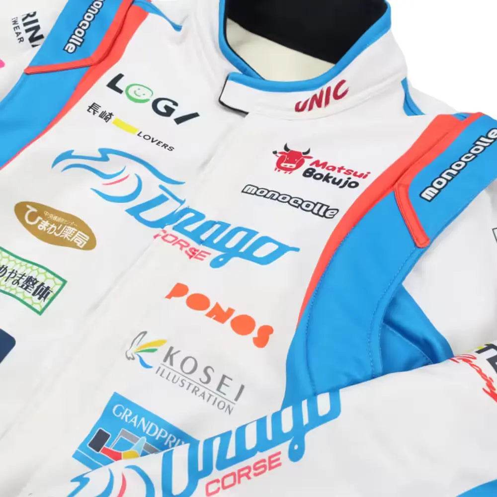 Marina Custom FIA Unic Hlronobu Shimizu Racing Suits - Dash Racegear Store