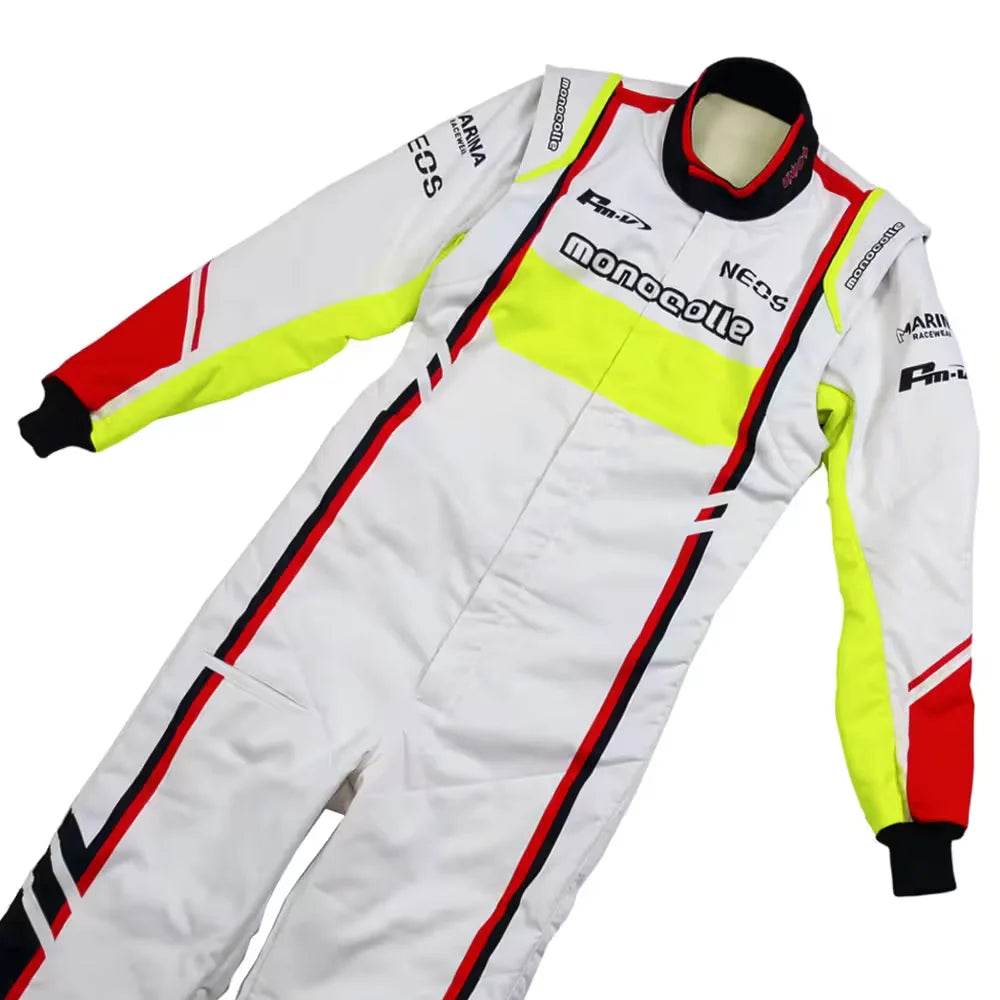 Marina Unic White Fluorescence Racing Suits - Dash Racegear Store