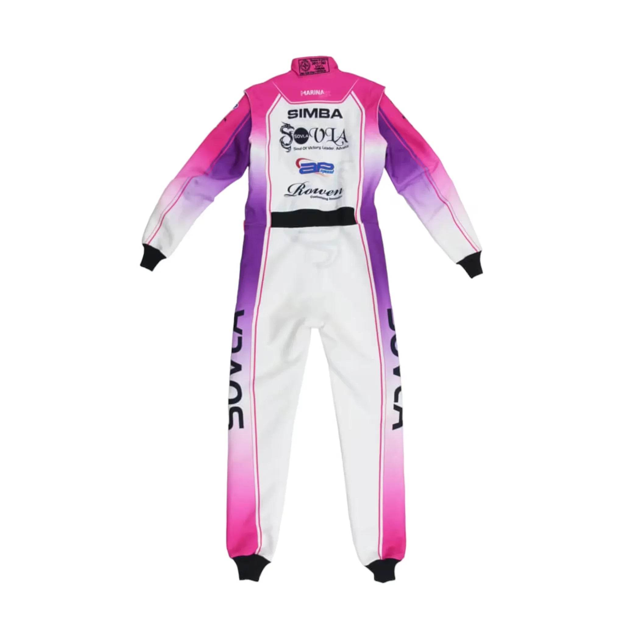 Marina Unik Sovla White Racing Kart Suits - Dash Racegear Store