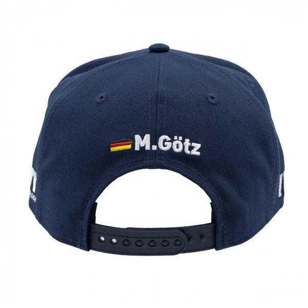 Maximilian Götz Cap Sponsor Flat Brim navy