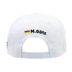 Maximilian Götz Cap Sponsor Flat Brim white