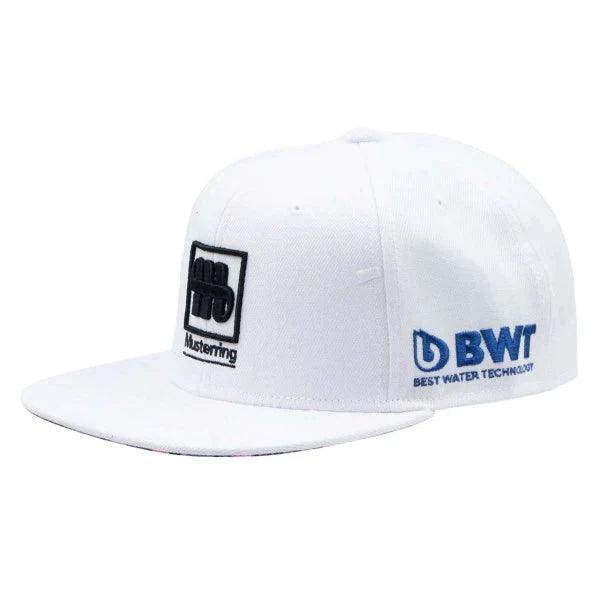 Maximilian Götz Cap Sponsor Flat Brim white