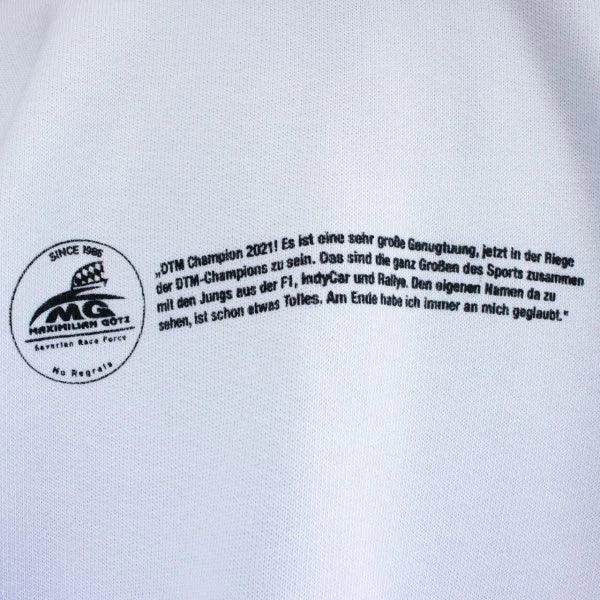 Maximilian Götz Ladies Hoodie Champion white - Dash Racegear Store