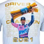 Maximilian Götz T-Shirt DTM Champion 2021 white
