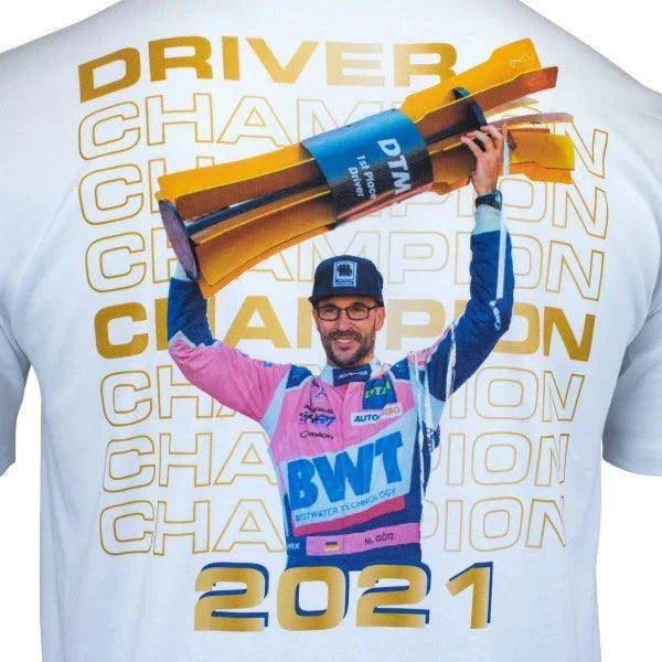 Maximilian Götz T-Shirt DTM Champion 2021 white