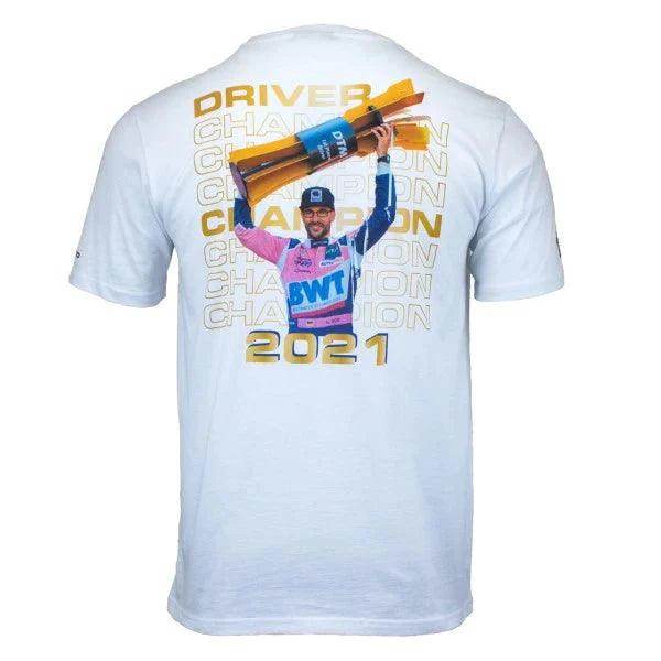 Maximilian Götz T-Shirt DTM Champion 2021 white - Dash Racegear Store