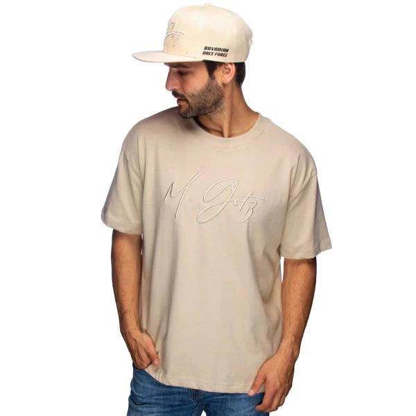Maximilian Götz T-Shirt Signature sand Men's