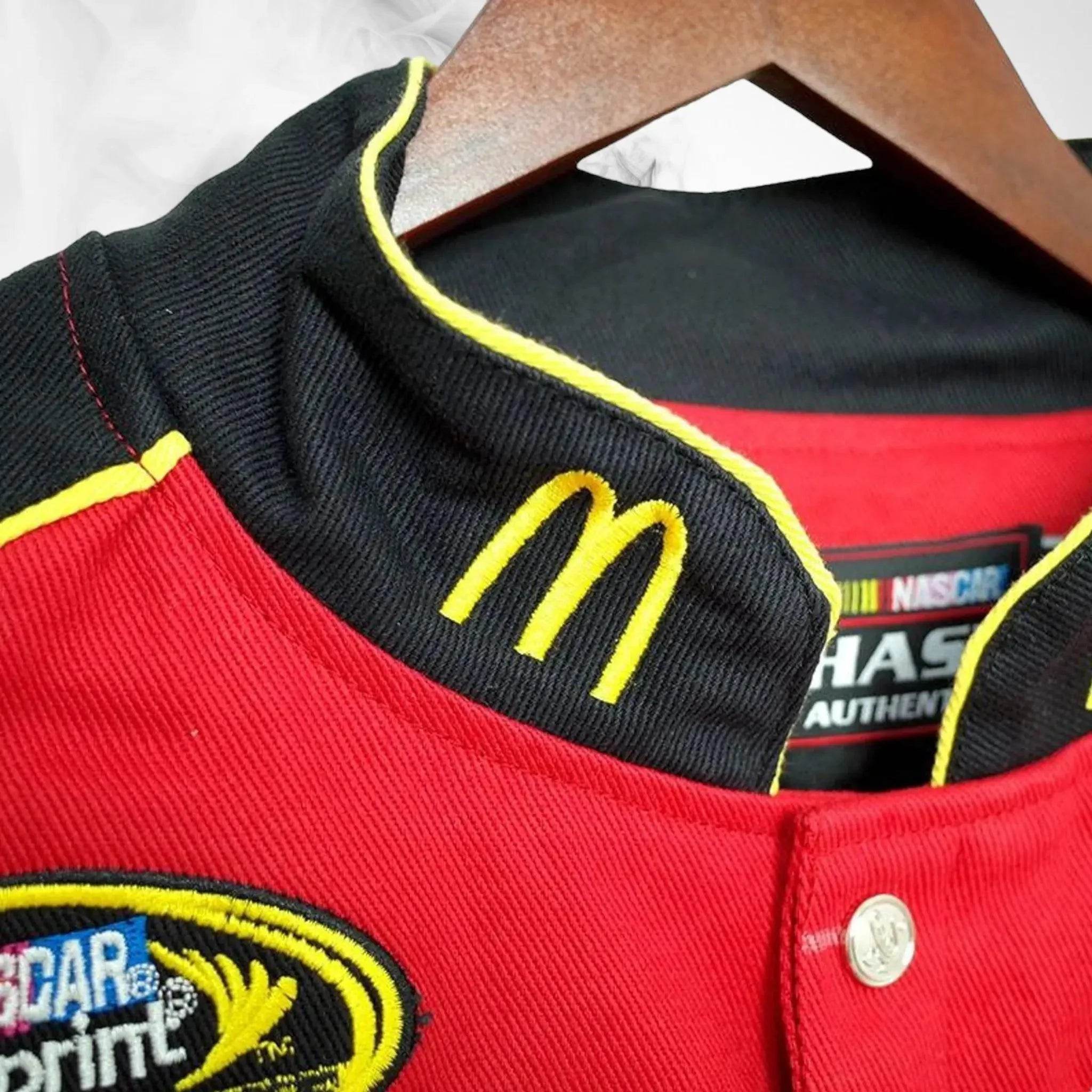 McDonald's Vintage Racing Embroidered Performance F1 Bomber Jacket - Dash Racegear Store