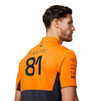 Mens Official Teamwear Polo Shirt Oscar Piastri Formula 1