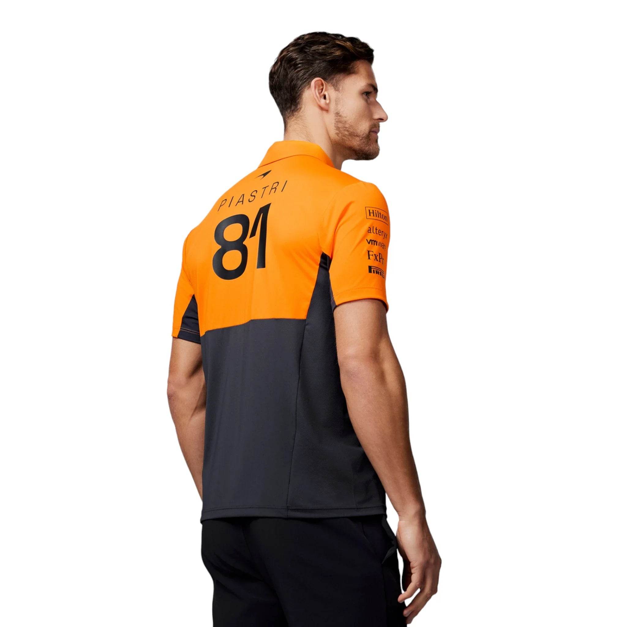 Mens Official Teamwear Polo Shirt Oscar Piastri Formula 1 - Dash Racegear Store