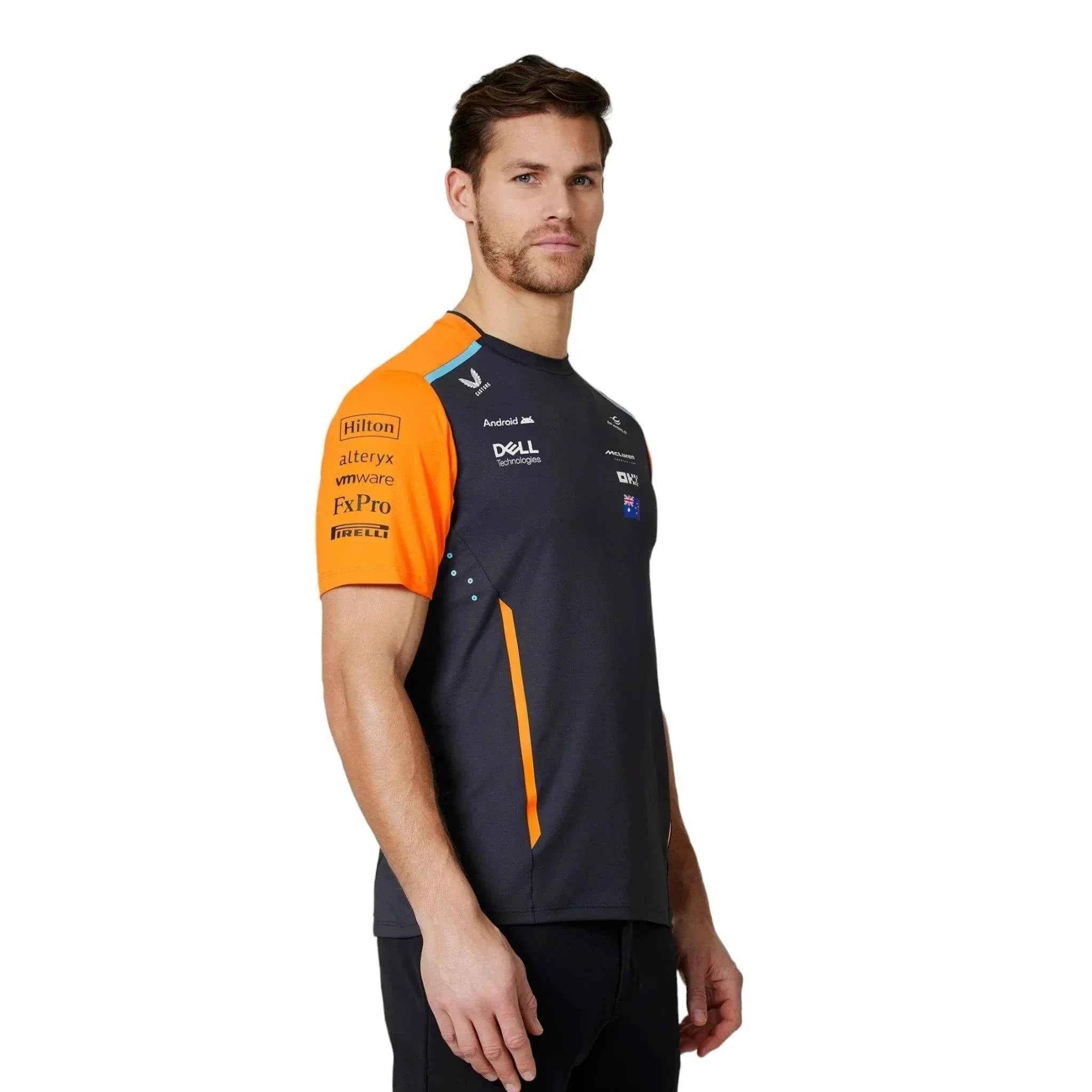 Mens Official Teamwear Set Up T-Shirt Oscar Piastri Formula 1