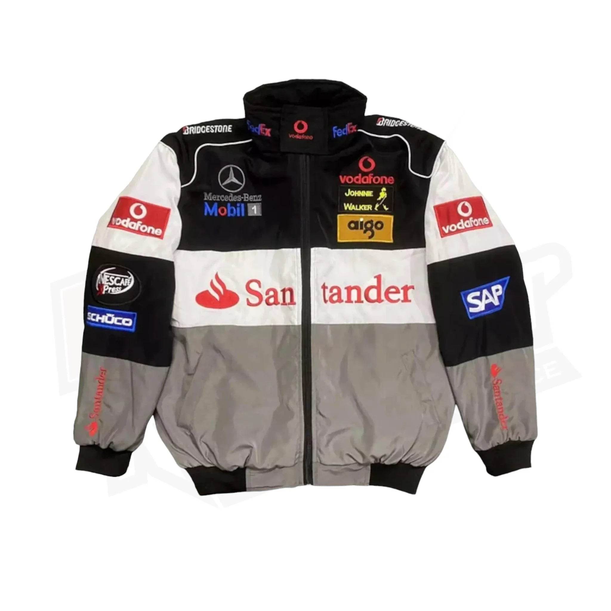 Mercedes-Benz F1 Racing Embroidered Logo Jacket - Dash Racegear Store