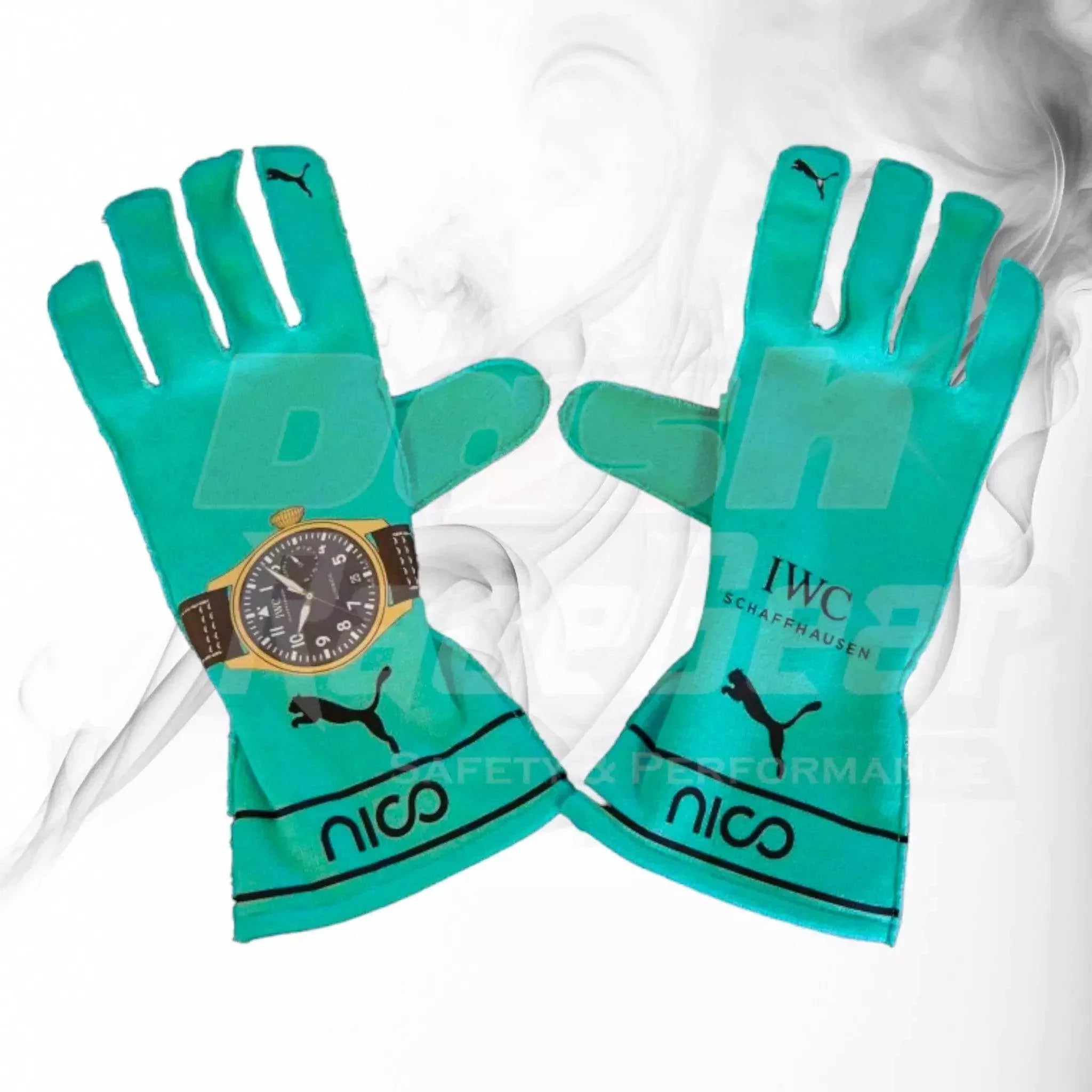 Mercedes AMG Petronas F1 Team Gloves - AbuDhai GP