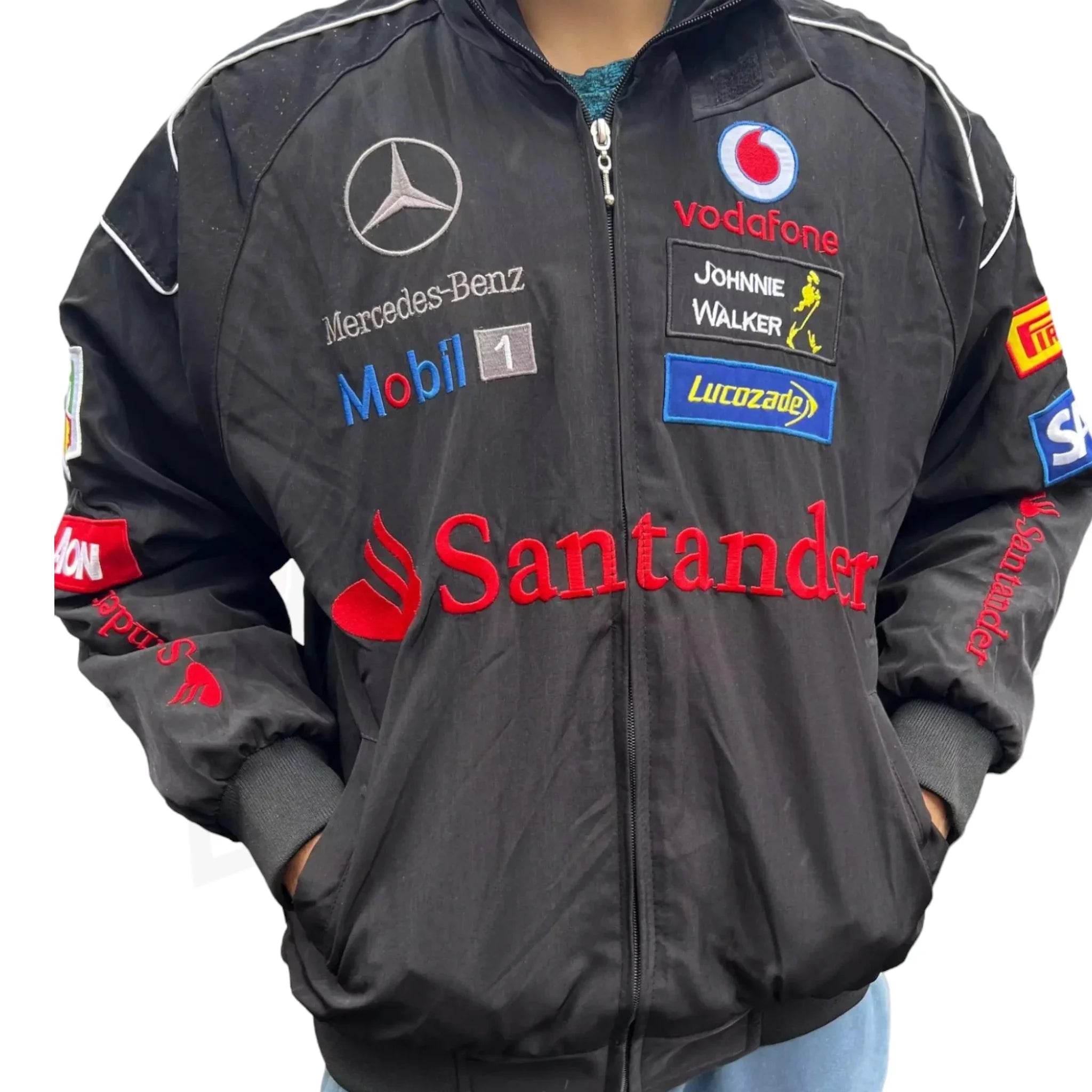 Mercedes F1 Racing Bomber Jacket - Dash Racegear Store