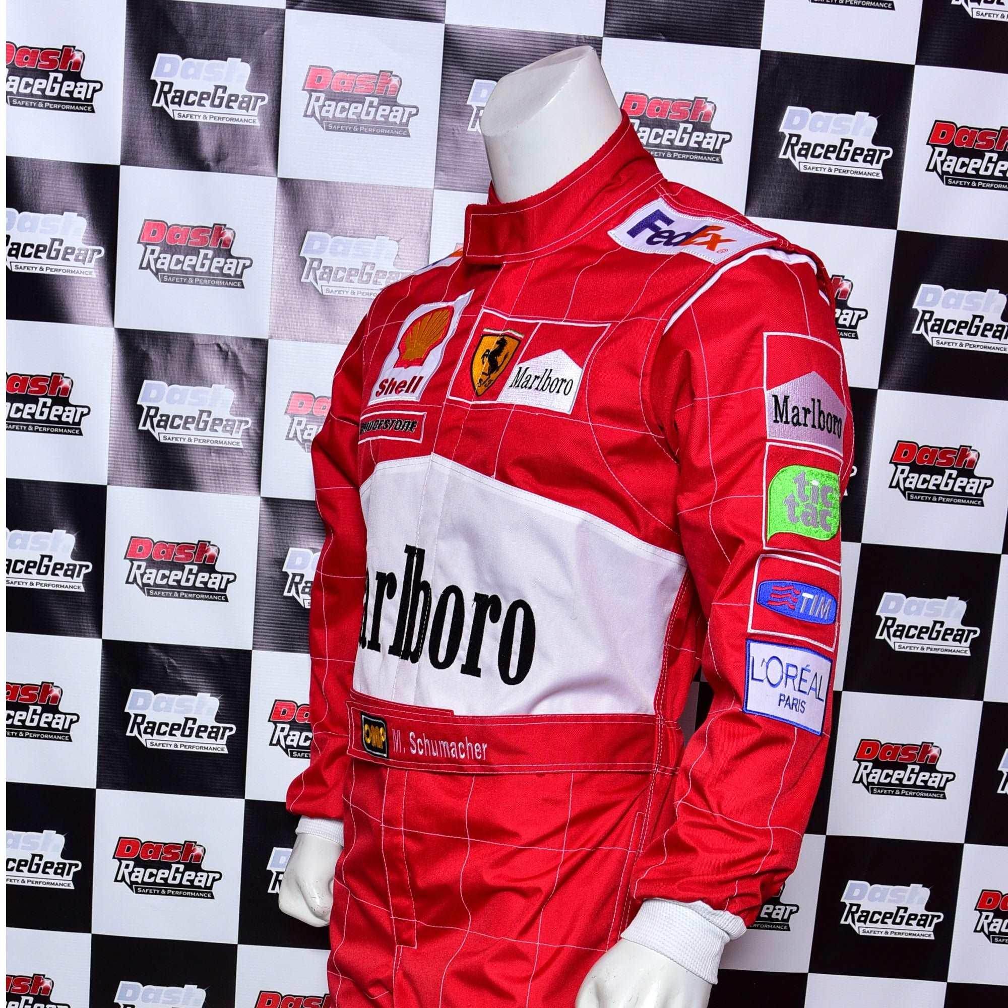 Michael Schumacher 2001 Replica racing suit / Ferrari F1 - Dash Racegear Store