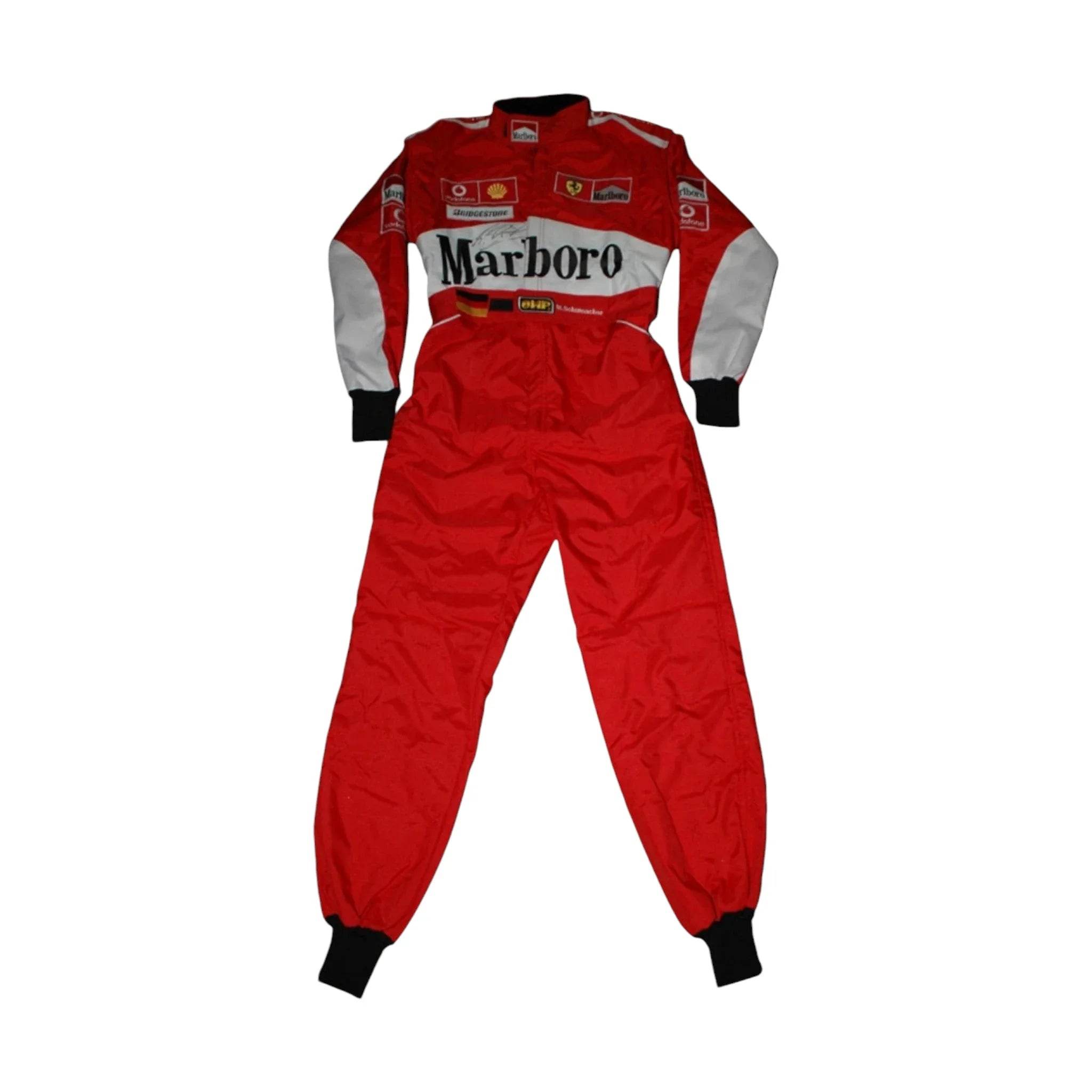 Michael Schumacher SIGNED Ferrari 2004 F1 REPLICA Race SUIT - Dash Racegear Store