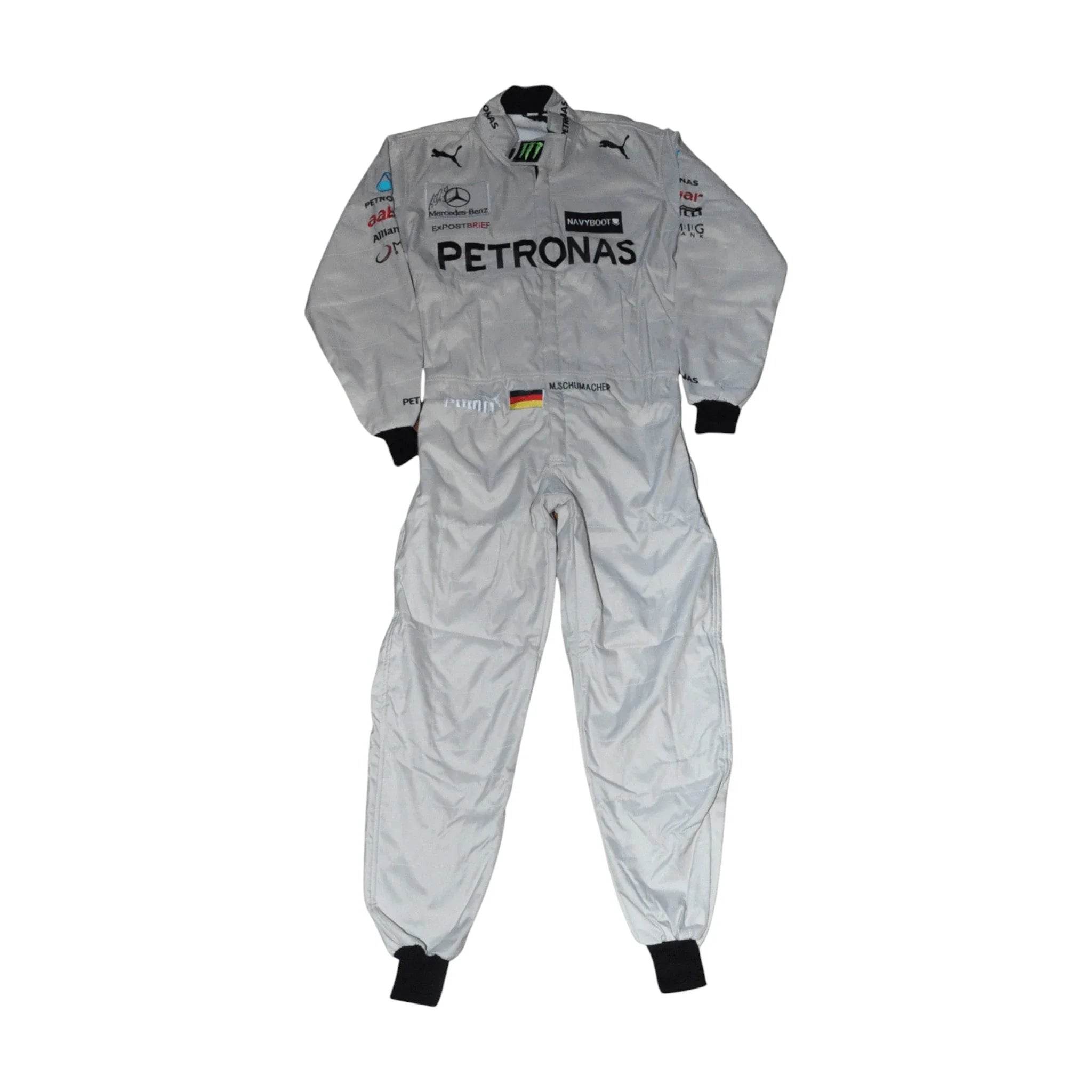 Michael Schumacher SIGNED Mercedes 2012 F1 REPLICA Race SUIT - Dash Racegear Store