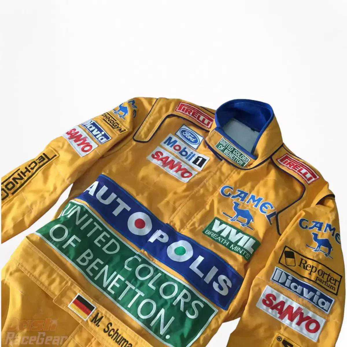 Michael Schumacher 1992 F1 Embroidered Racing Suit