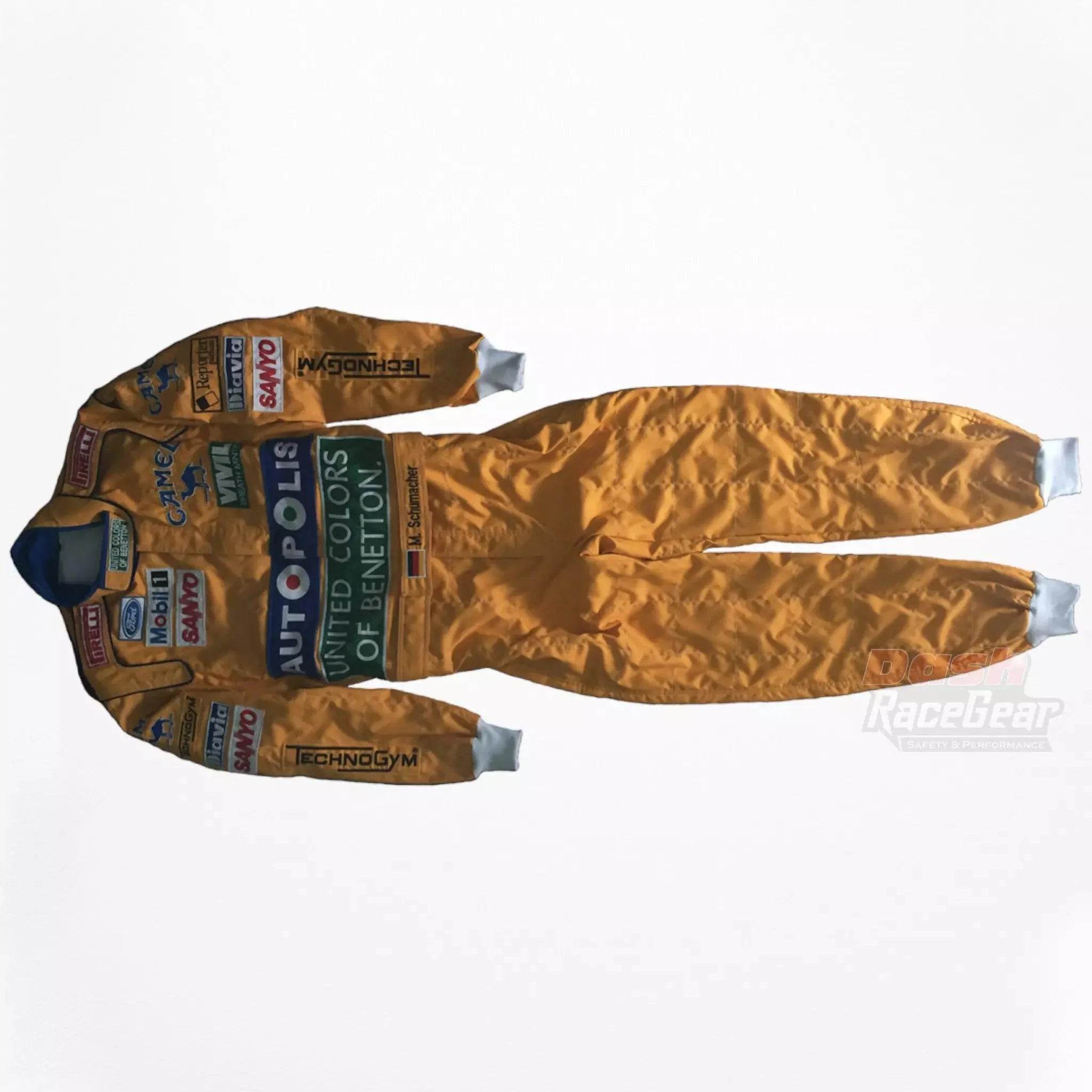 Michael Schumacher 1992 F1 Embroidered Racing Suit - Dash Racegear Store