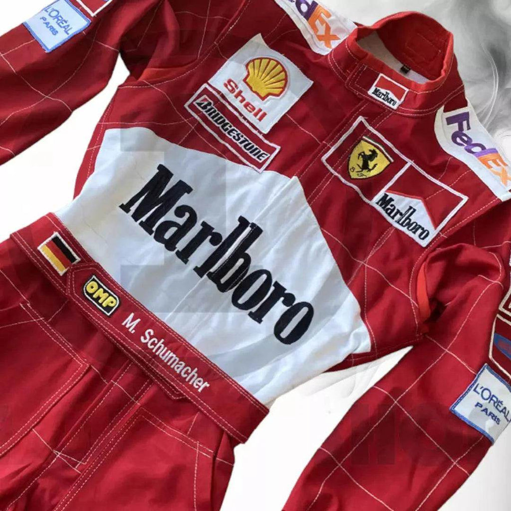 Michael Schumacher 2001 Replica Racing Suit