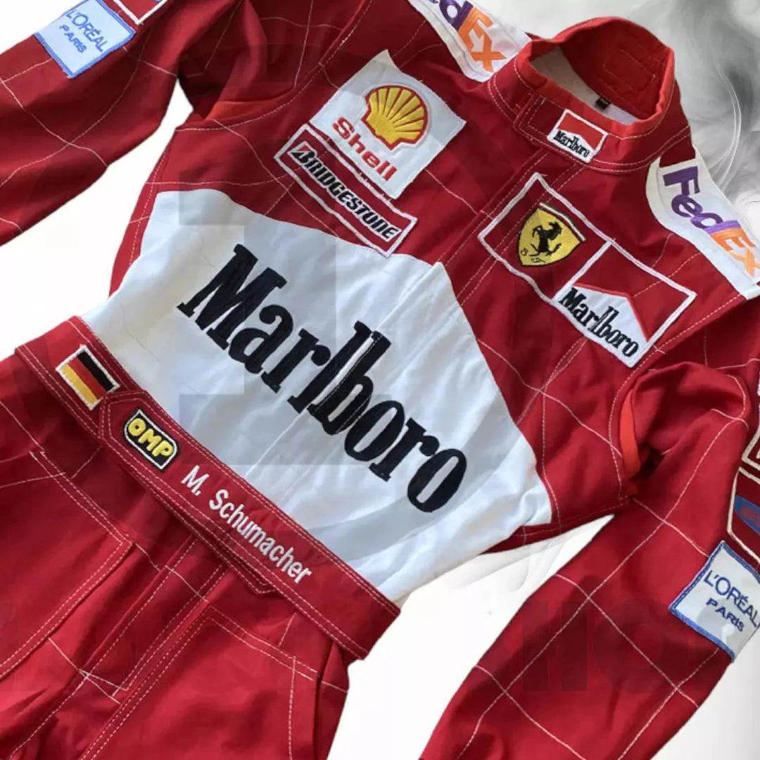 Michael Schumacher 2001 Replica Racing Suit - Dash Racegear Store