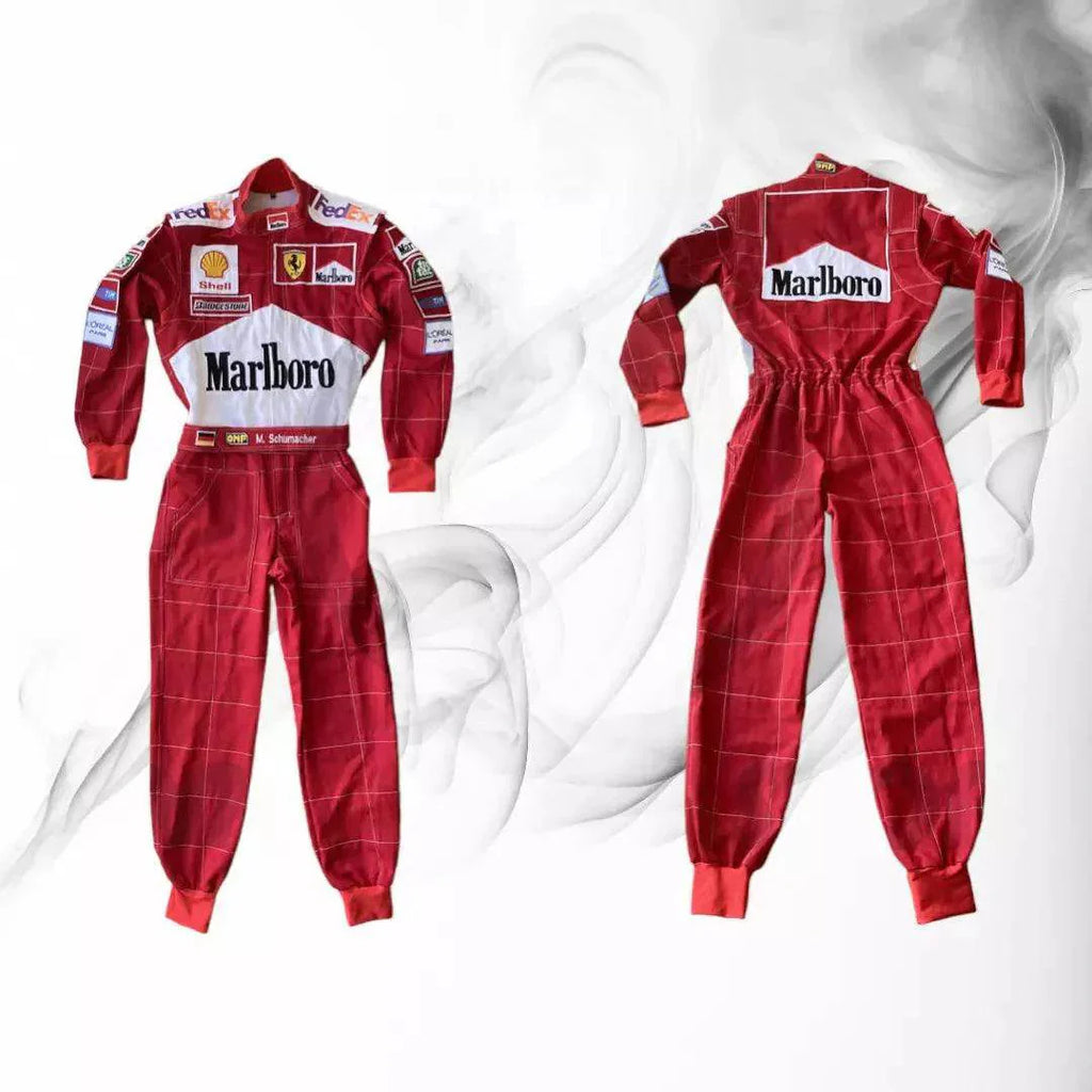 Michael Schumacher 2001 Replica Racing Suit