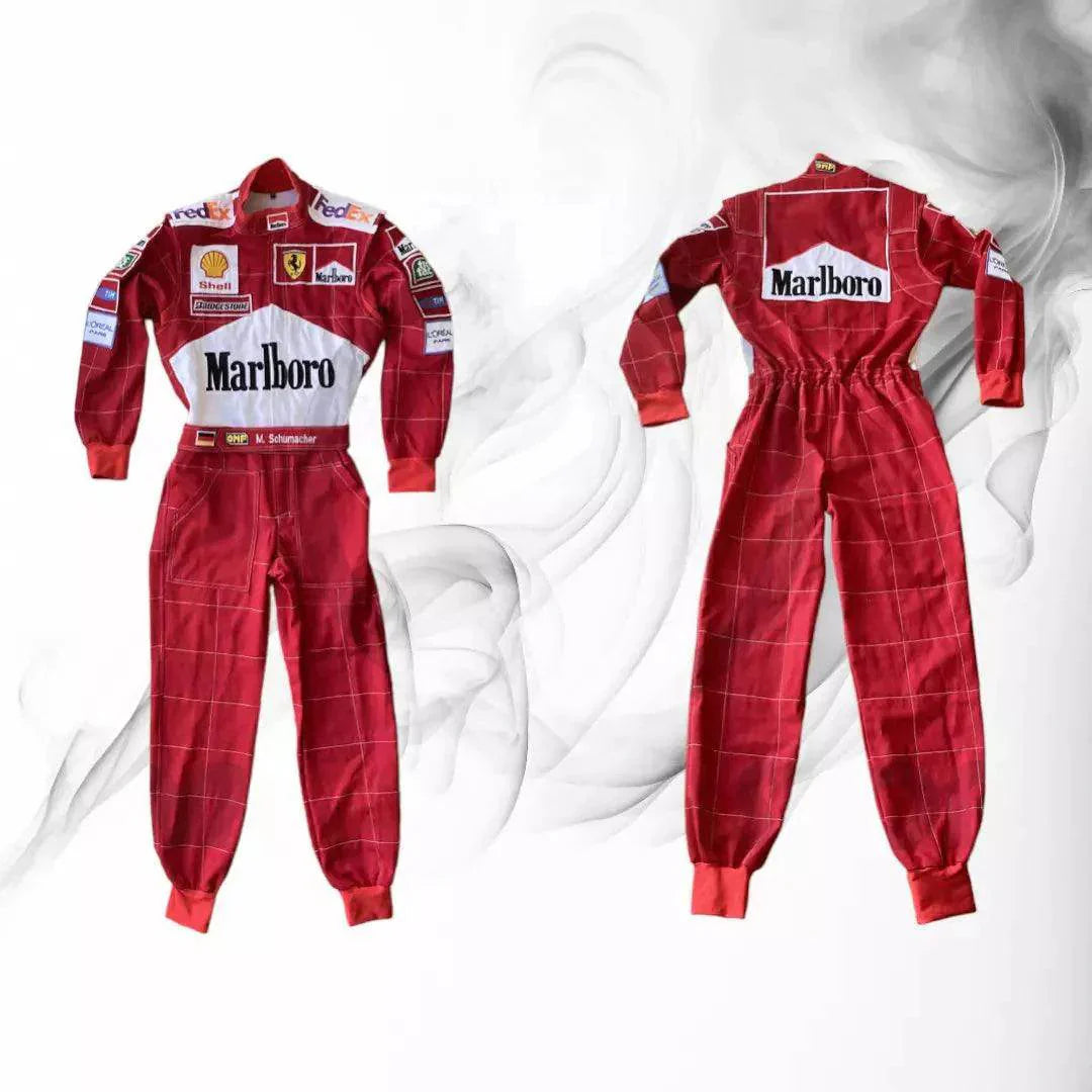Michael Schumacher 2001 Replica Racing Suit